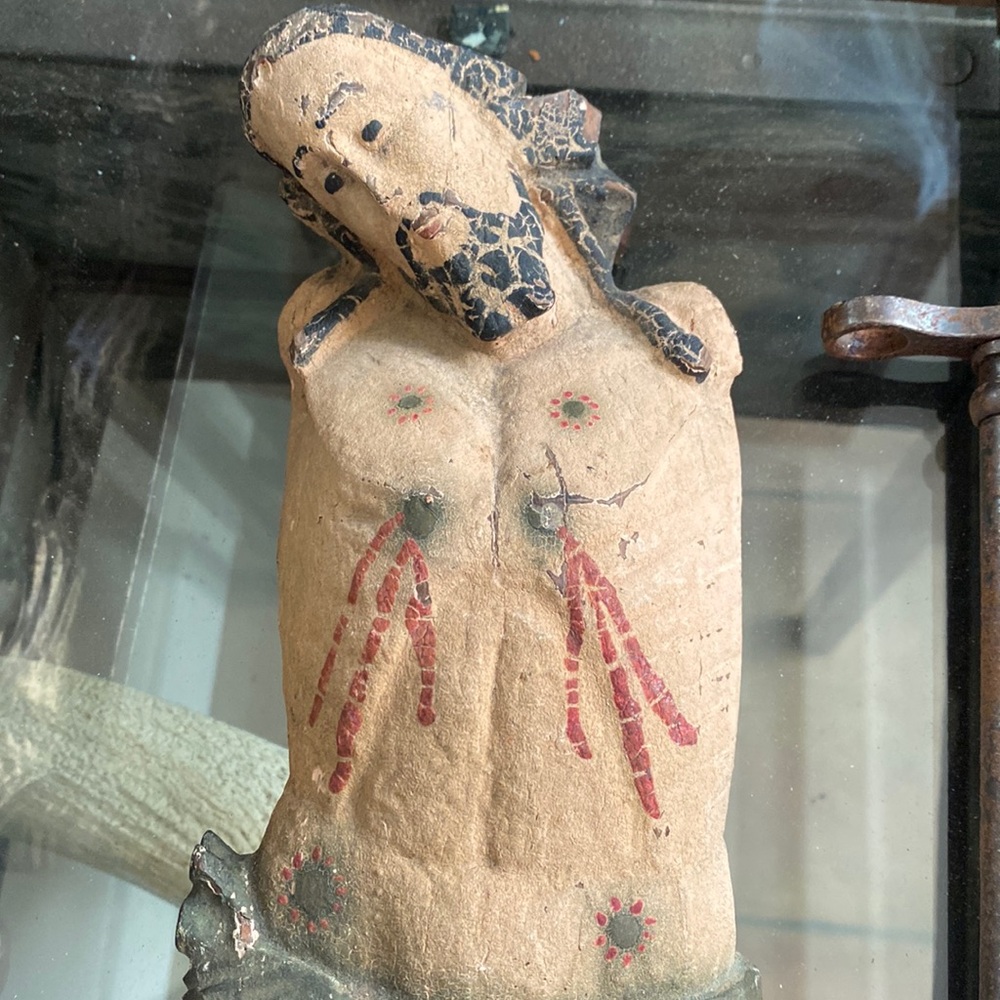 Antique wood Jesus Corpus Christi 1700’s